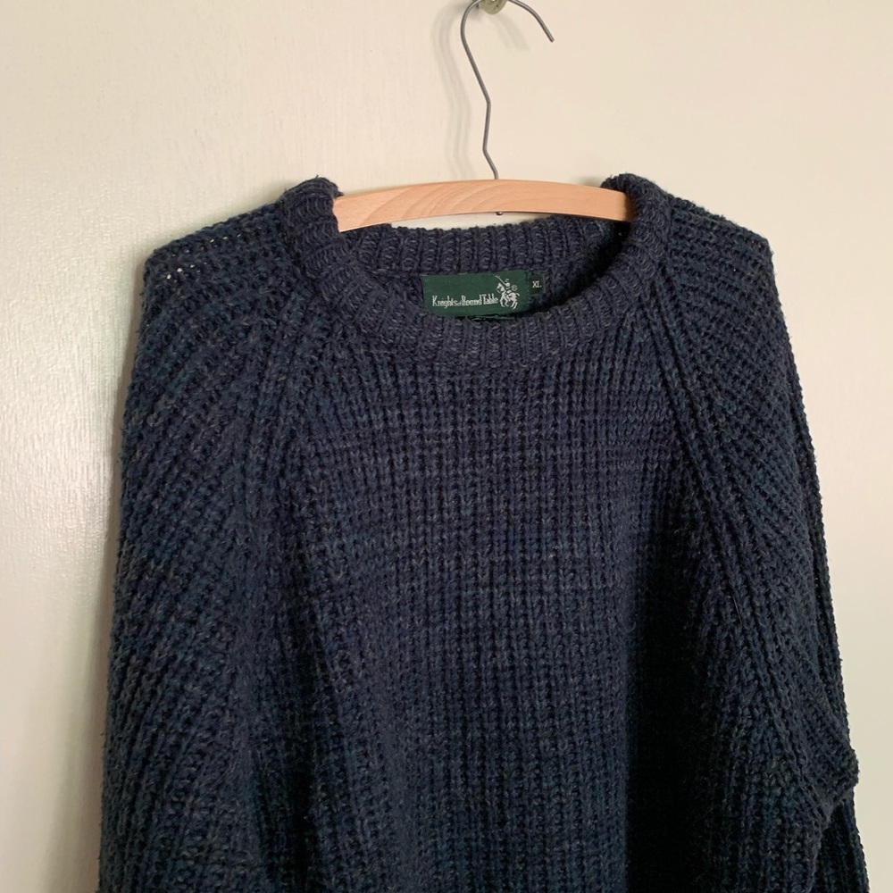 Vintage blue oversized sweater